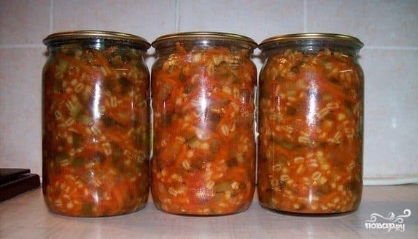 Рассольник на зиму с перловкой