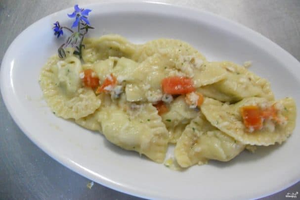 Tuna ravioli