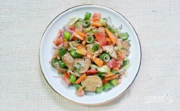 Mushroom salad recipe