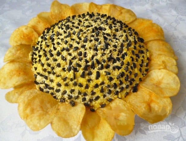 Рецепт салату з чіпсами