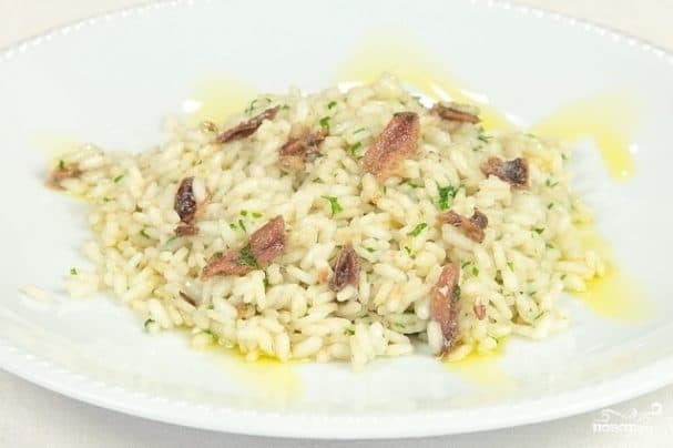 Рыс з анчоусамі