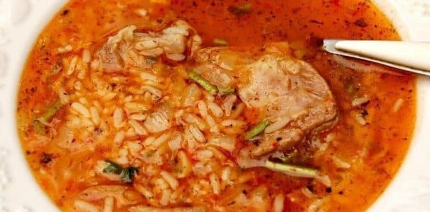 Рысавы суп з ялавечынай