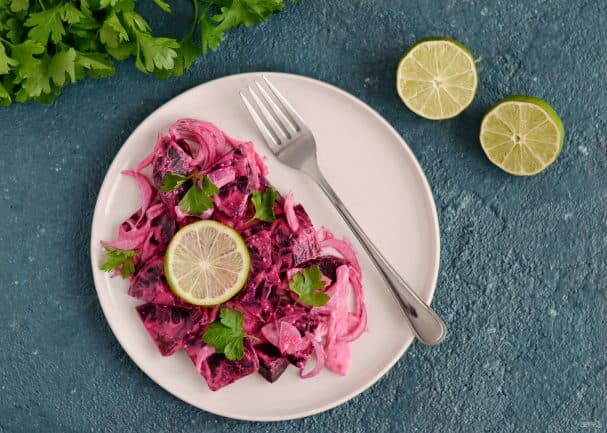 Pink salad