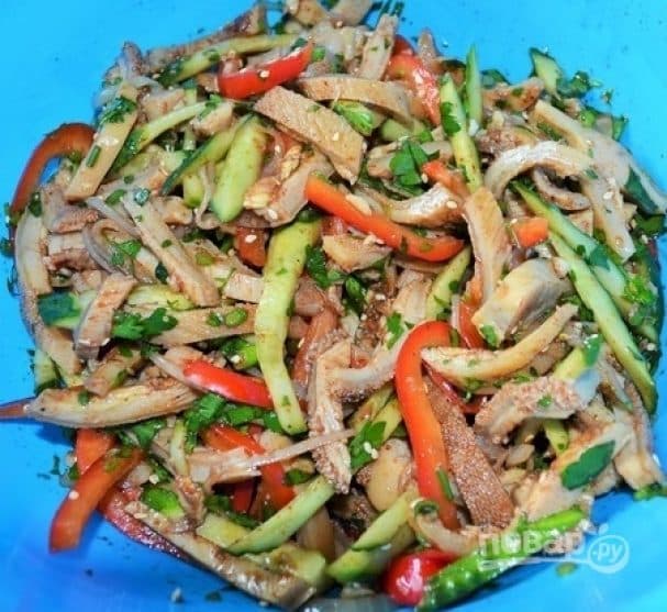 Рубец говяжий по-корейски
