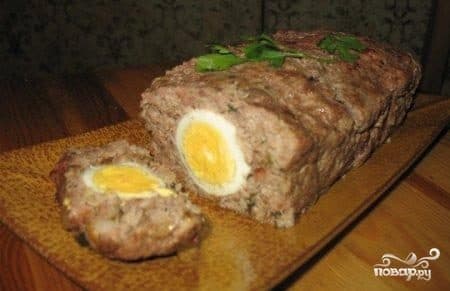 Рулет з мяснога фаршу