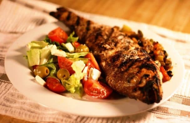 Odessa-style stuffed fish
