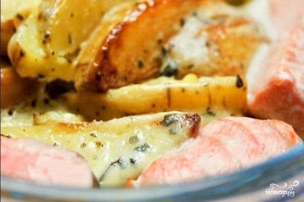 Fish with potatoes, French-style