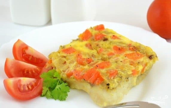 Риба з цибулею та морквою