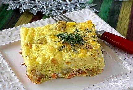 Fish casserole with potatoes