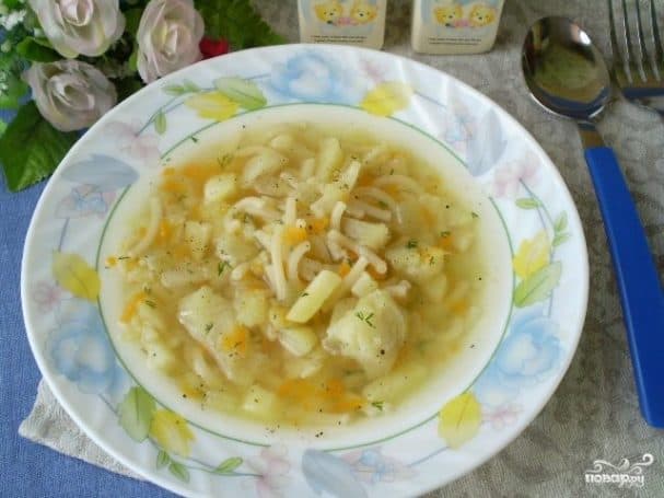 Fish soup with vermicelli