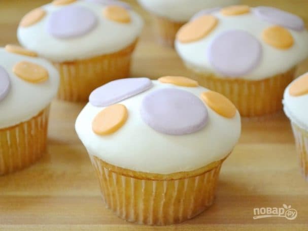 Цукровая маціца для капкейкаў
