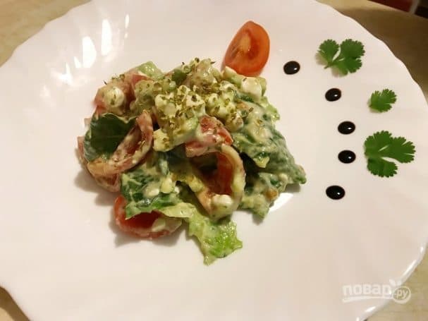 Cottage cheese salad