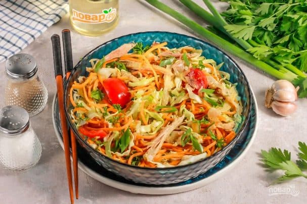 Салат з курыцай