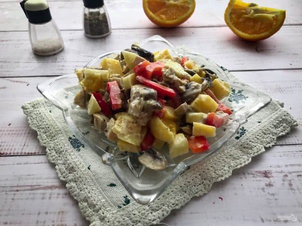 Салат з курыцай