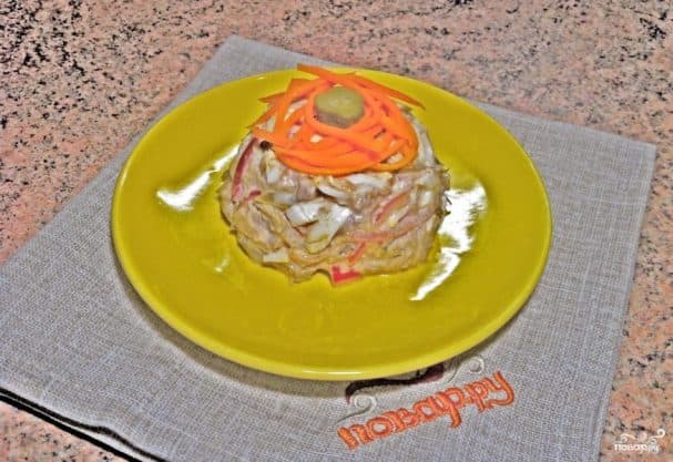 Салат з телятиною