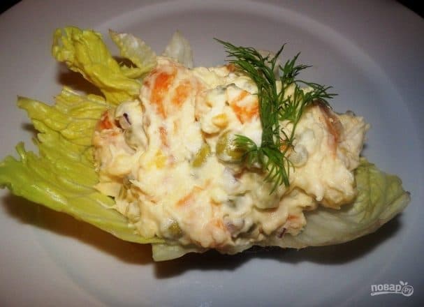 Салат с курицей