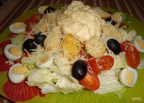 Salad at home