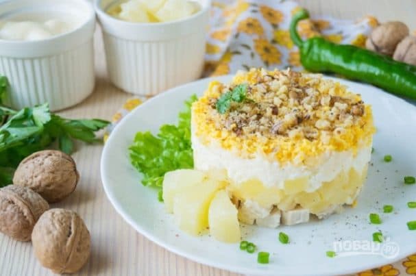 Салат з курыцай