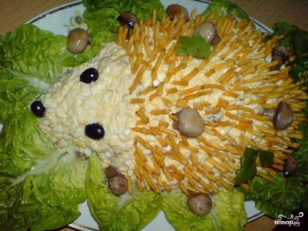 Салат с чипсами