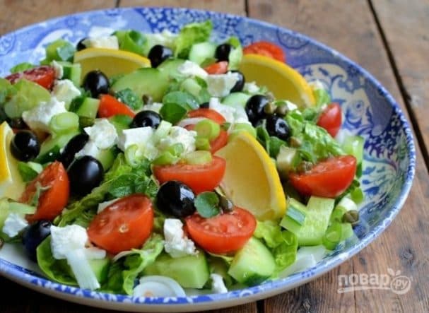 Salad with capers