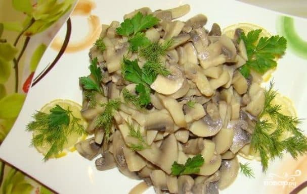 Грыбны салат