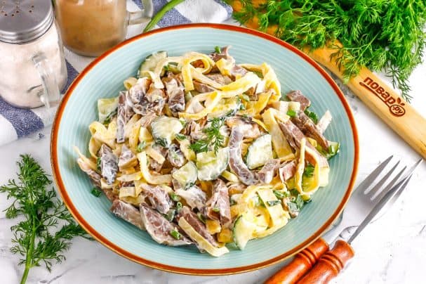 Салат з блинчыкаў