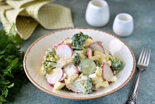 Broccoli and radish salad