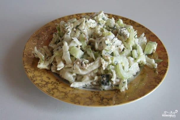 Салат из черешкового сельдерея