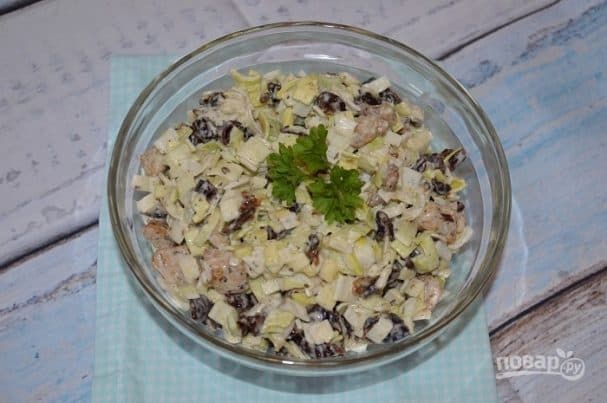Салат з чорнаслівы