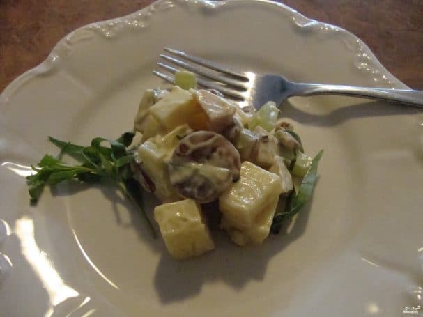 Салат из индейки с сыром