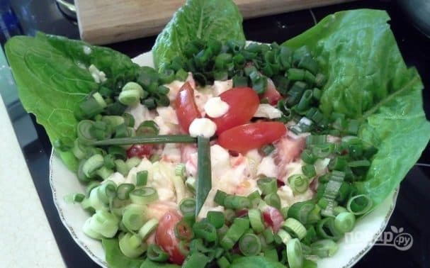 Crab salad with Kamchatka crab