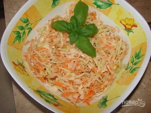 Cabbage and apple salad