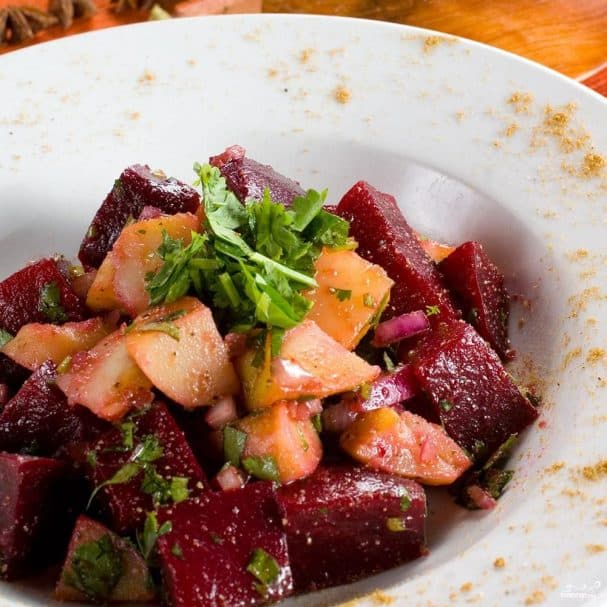 Beet and potato salad