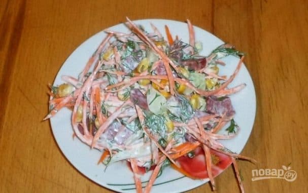 Салат из корейской моркови