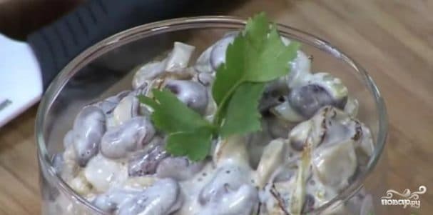 Салат из красной фасоли