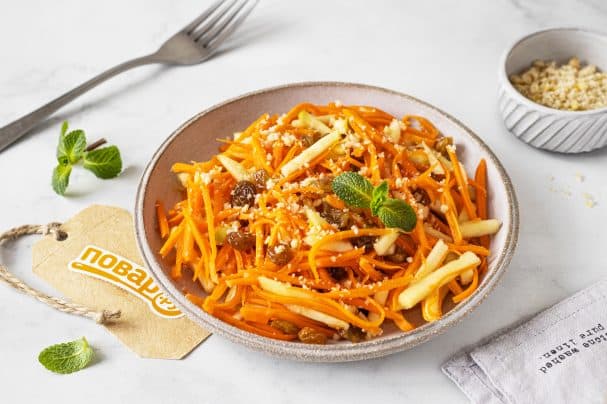 Салат из моркови с сахаром