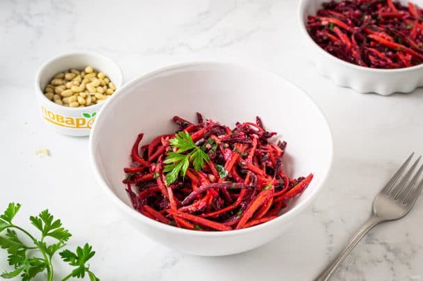 Салат из свеклы и моркови