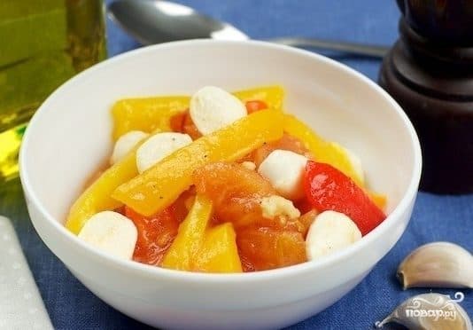 Salad of roasted peppers