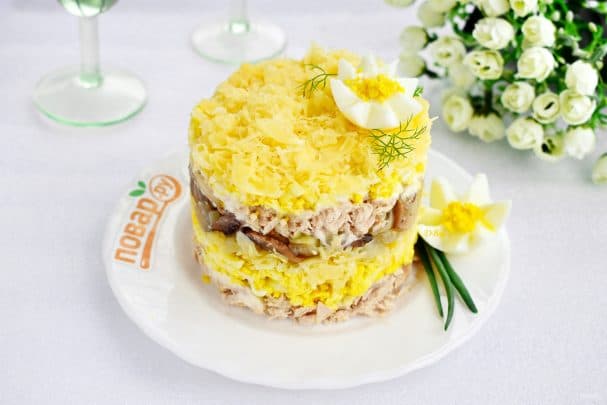 Салат з куркою