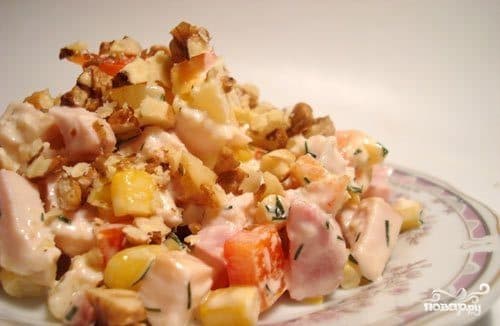 Салат с курицей