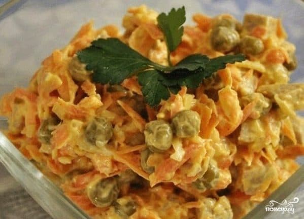 Салат со свининой