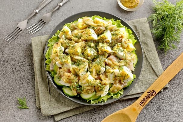 Salad without mayonnaise