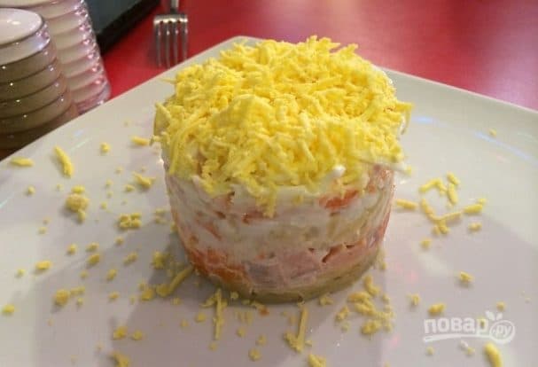 Salad without butter
