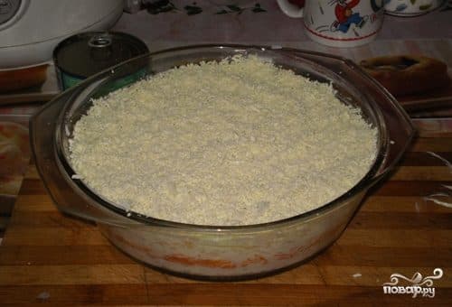 Салат с сайрой