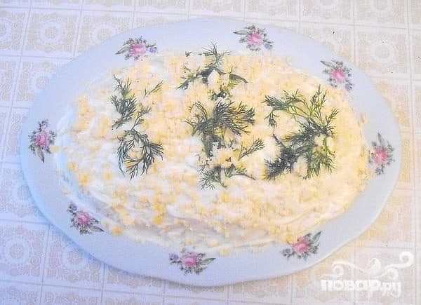 Салат с сельдью