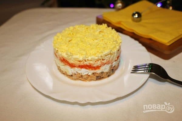 Салат с сырой морковью