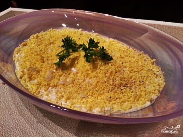 Салат с тунцом