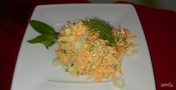 Маркованы салат з сырам