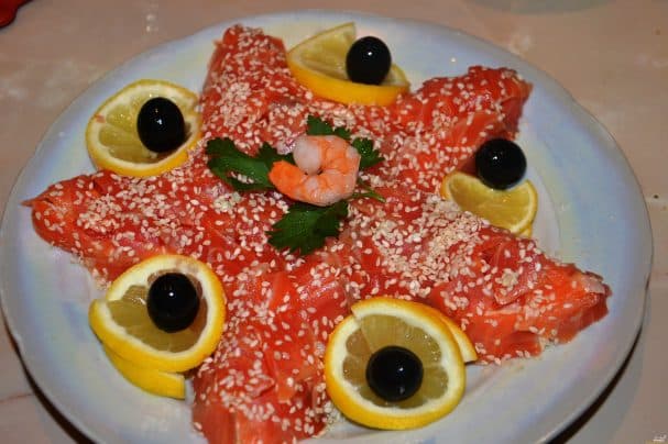 Салат Морская звезда