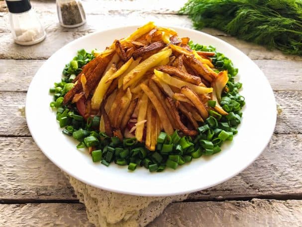 French fries salad